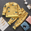 Sous-vêtements thermiques pour enfants Costume en peluche Épaisseur Garçons Filles Vêtements d'automne