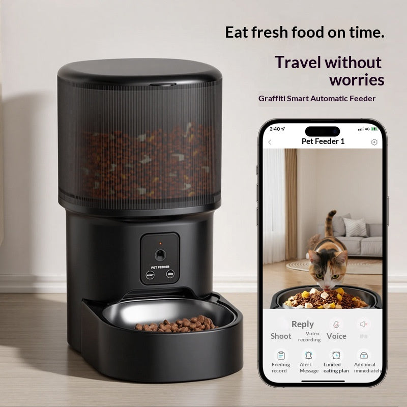 Smart Pet Feeder avec alimentation chronométrée et télécommande de la voix