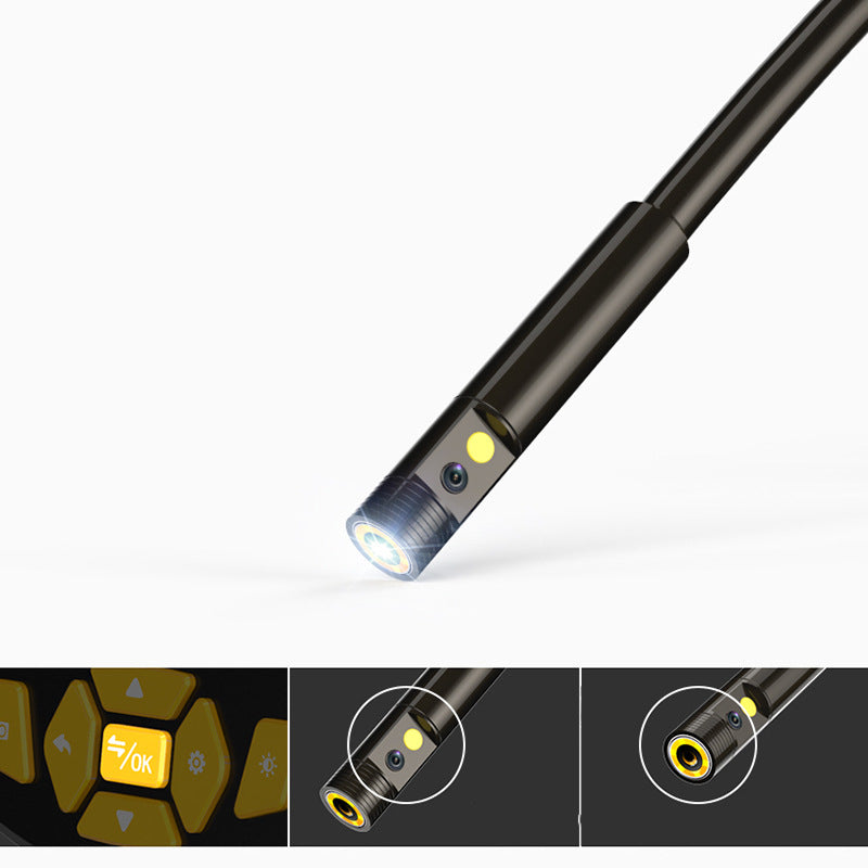 Endoscope à double endoscope de 8 mm avec écran