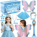Snow Princess dress-up set with wings