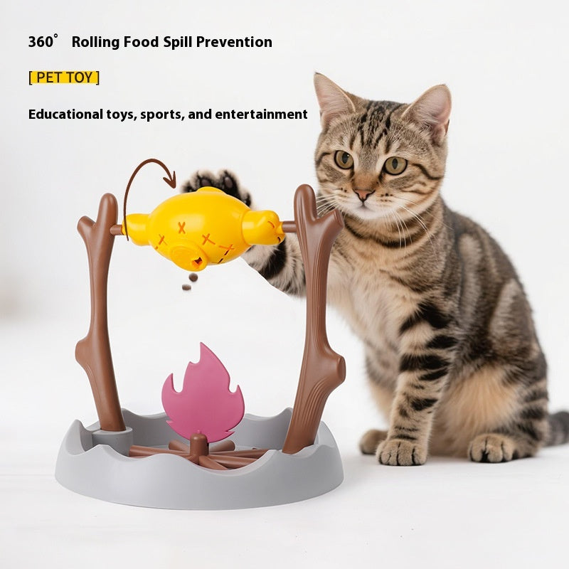 Jouet de chat Self-Hi soulageant Artefact Stuffy Freeze-séched fuite alimentaire
