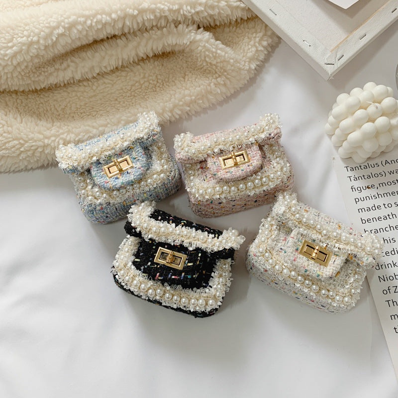 Sac transversal en treillis de diamant pour enfants