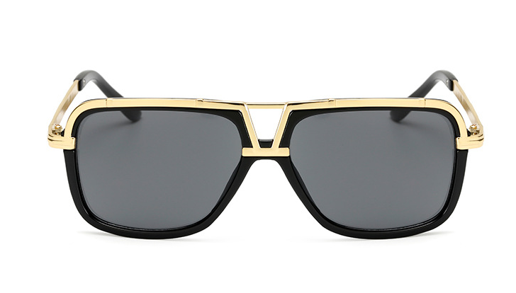 Lunettes de soleil homme Retro Grande Cadre Lunettes de soleil