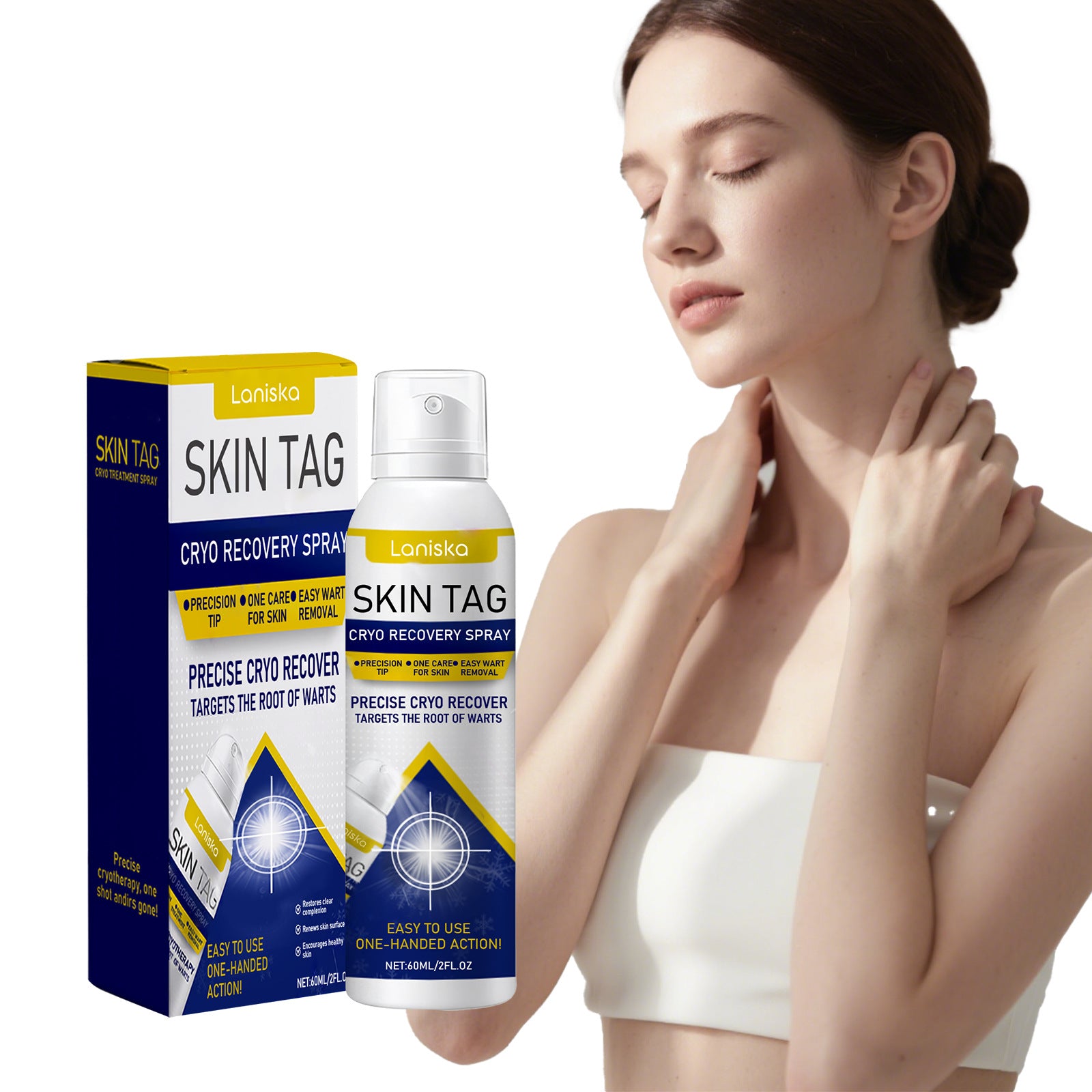 Laniska Spray soin de la peau nettoie doucement
