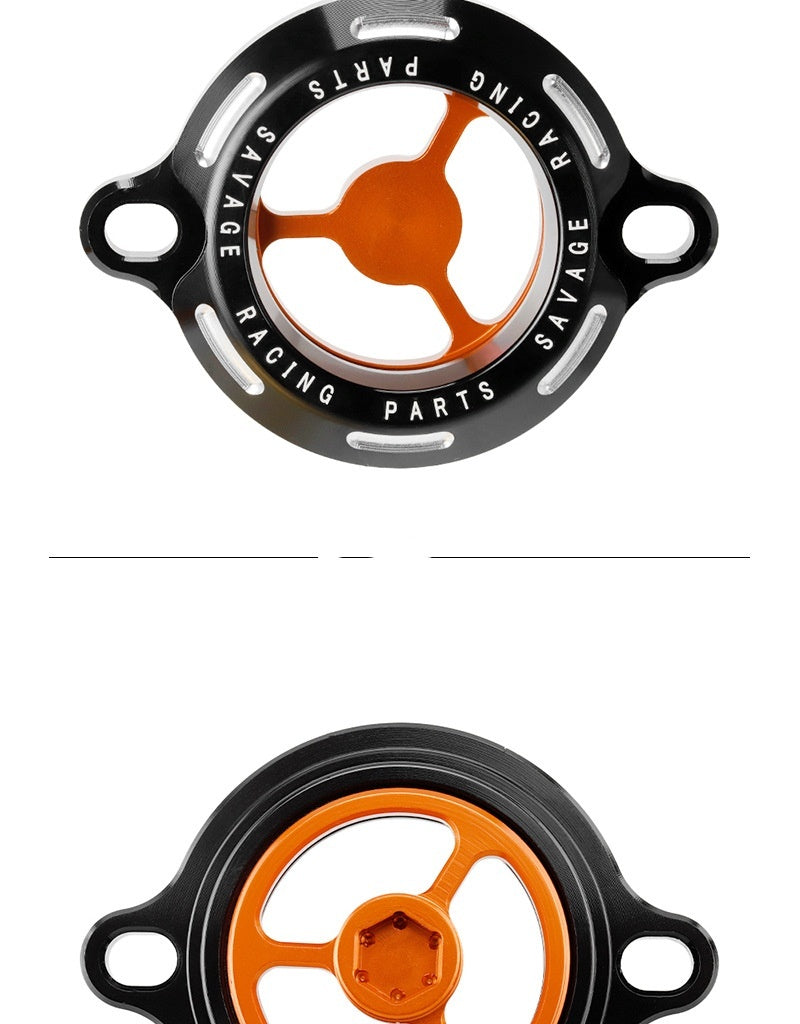 Couverture du filtre à huile moteur modifié pour moto