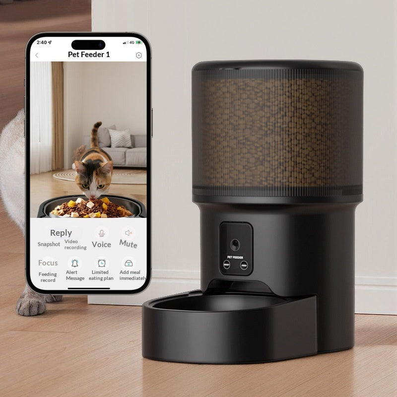 Smart Pet Feeder avec alimentation chronométrée et télécommande de la voix