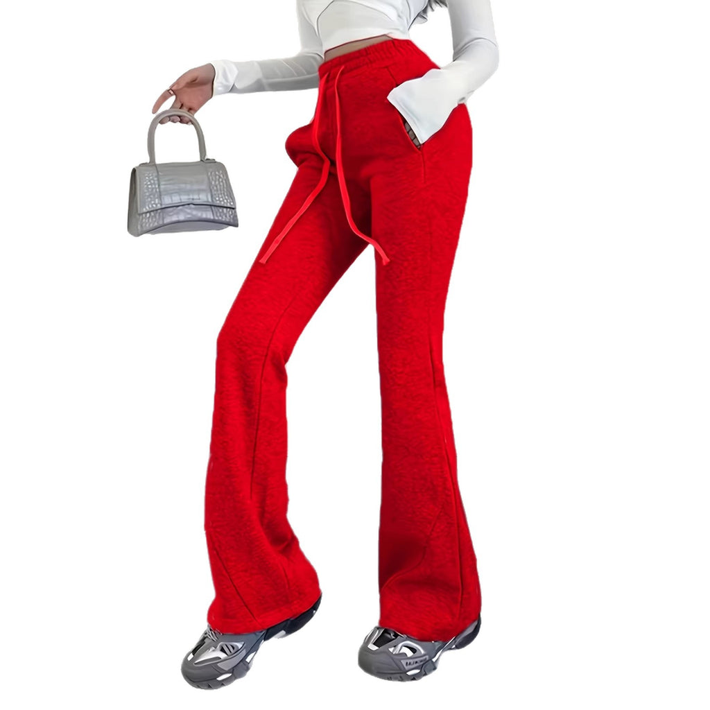 Sweatpants stylés en slim de couleur solide