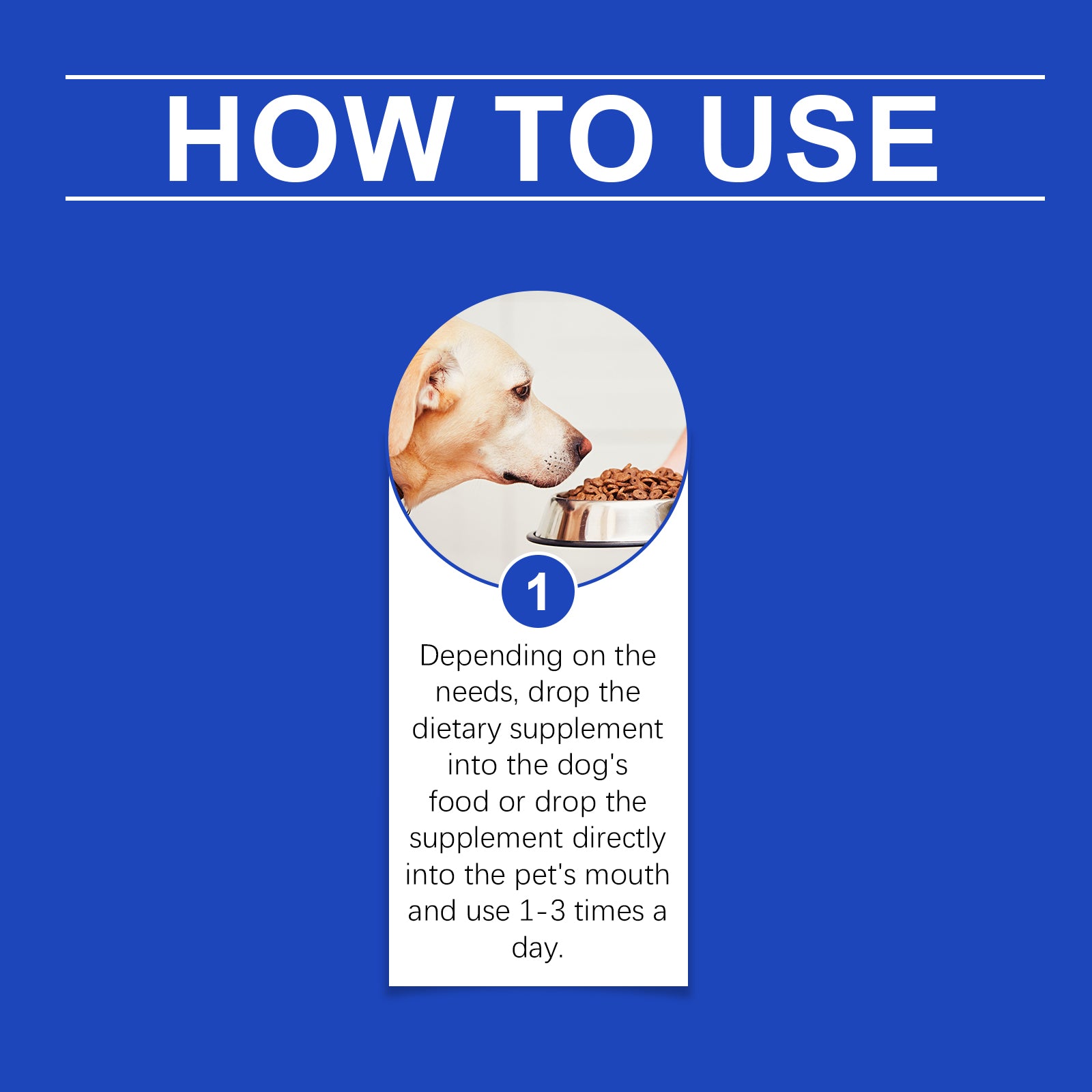Dog Joint Relief Liquid Supplément gouttes