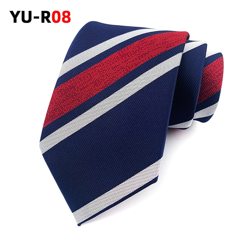 British Gentleman style rayé Mens Tie pour les costumes et Streetwear Coordination