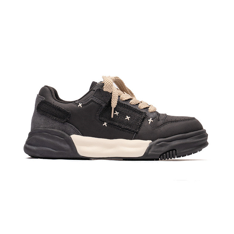 Chaussures vintage en cuir polyvalent pour hommes