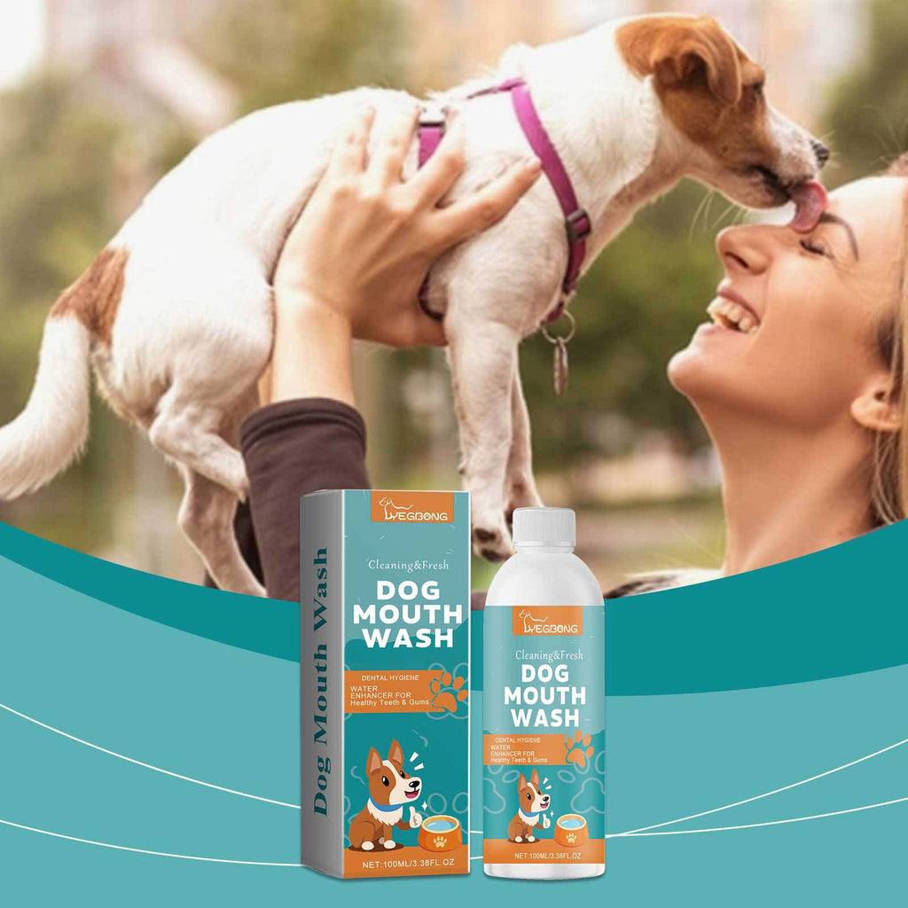 Dog Mouthwash pour enlever le tartare et le mauvais souffle