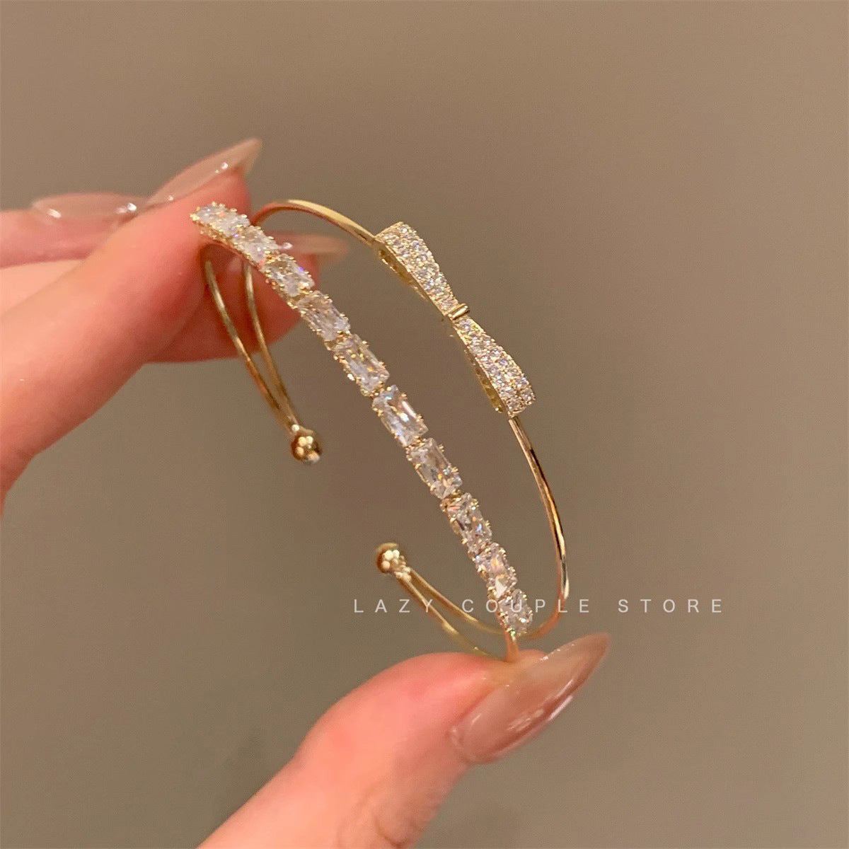 Bracelet Zircon Super Shiny de luxe pour femmes