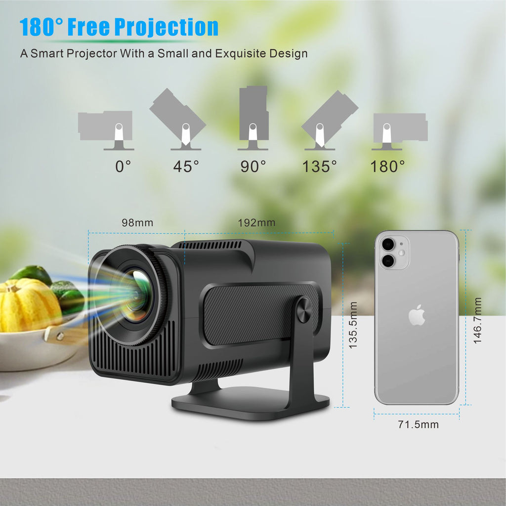 HY320 Android Petit projecteur intelligent HD 1080p