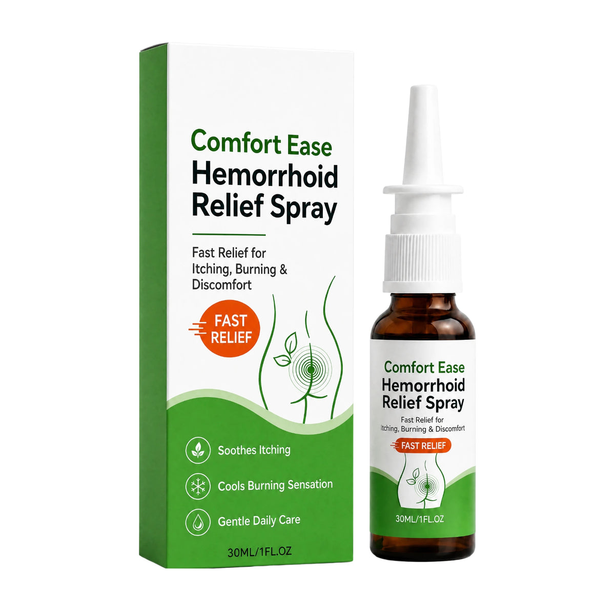 Spray apaisant pour hémorroïdes