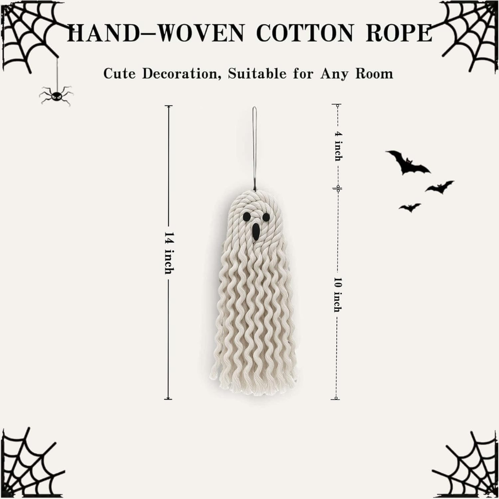 14 pouces fait main mignon Ghost Halloween Decor
