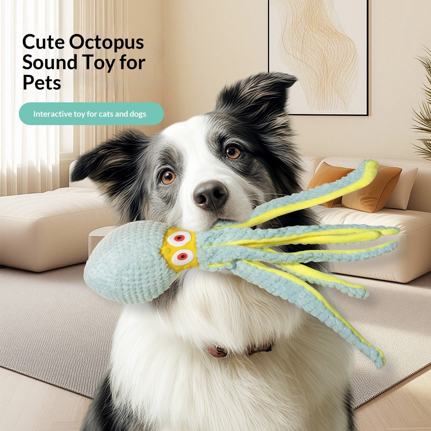 Jouet en peluche de latex octopus
