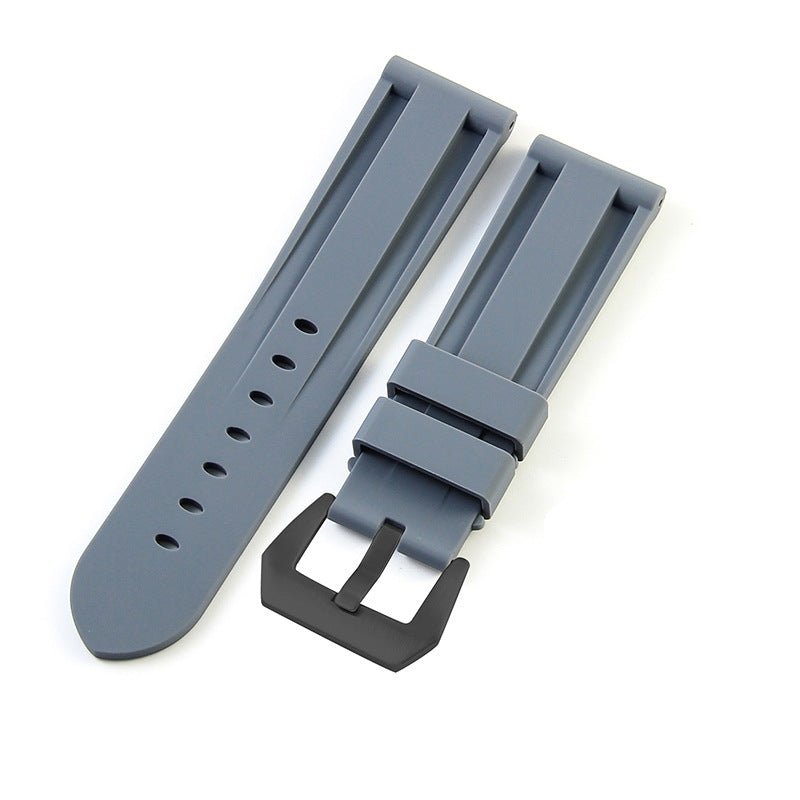 Bracelet de montre en silicone épingle en caoutchouc imperméable