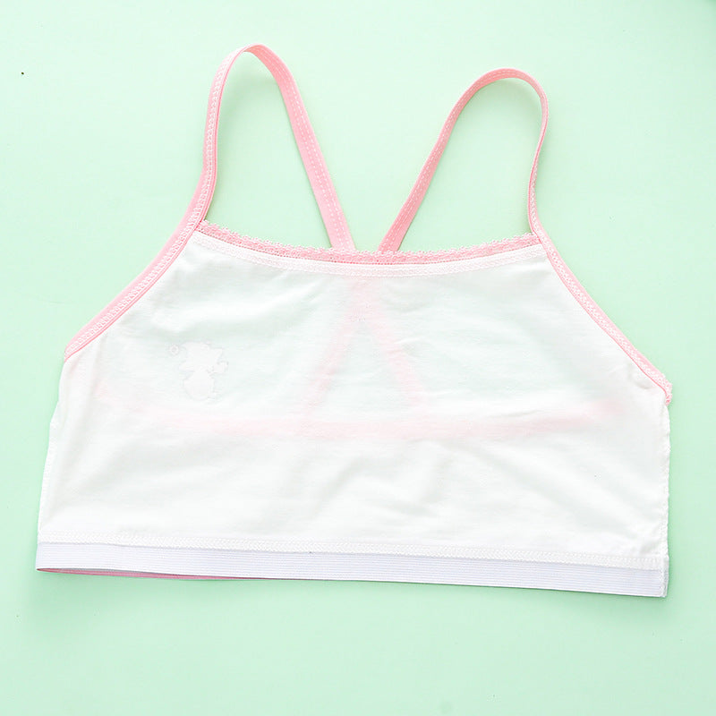Élèves de l'école primaire Période de développement Filles Bra Sports Sous-vêtements pour enfants