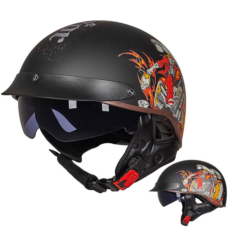 Casque de moto Vintage