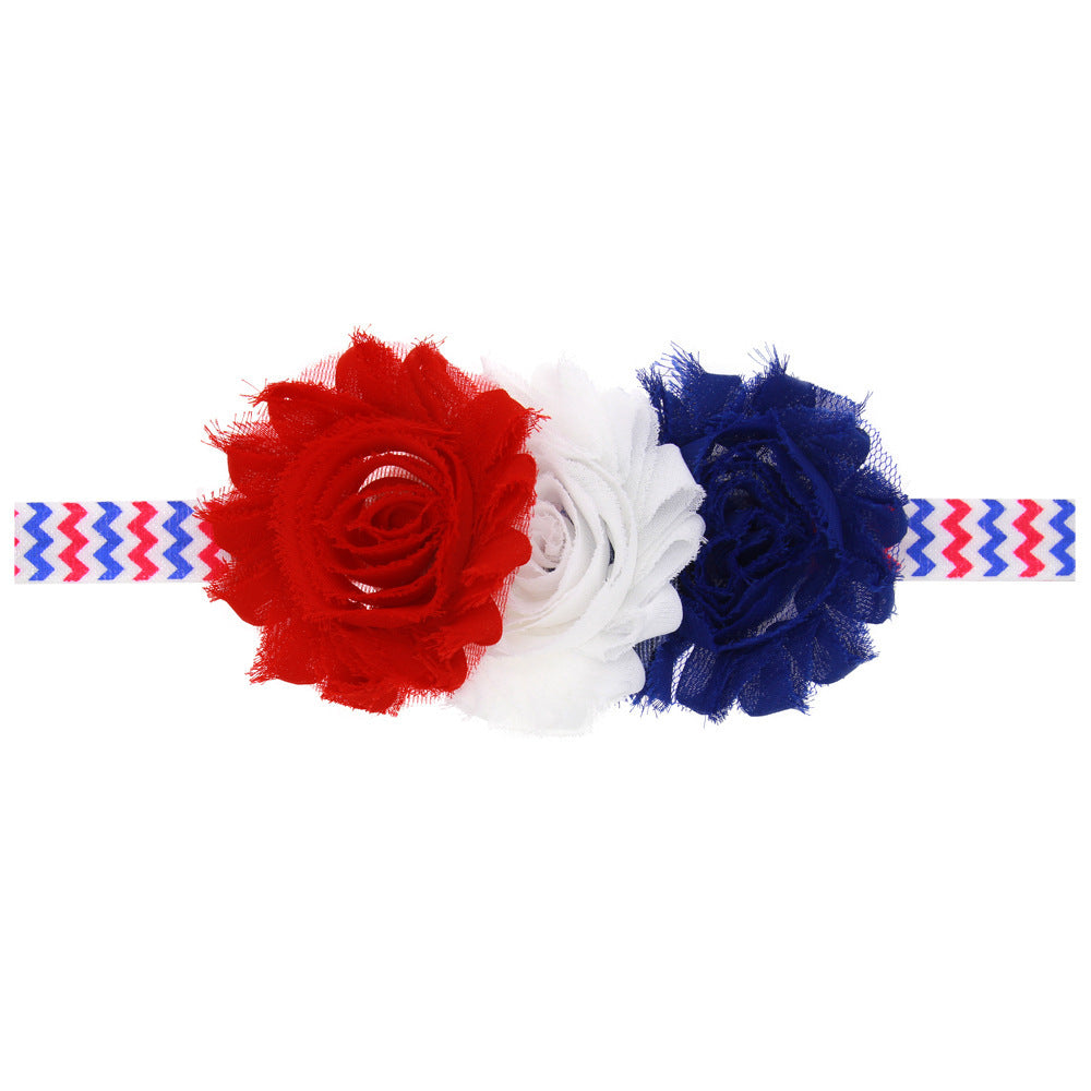 Bandeau de Rose rayée pour enfants