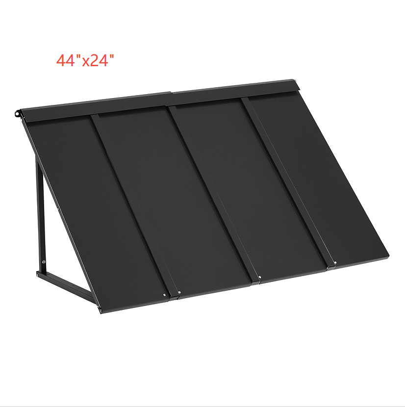 Auvent de fenêtre porte Canopy extérieur en acier Auvents de porte avant anti-rouille