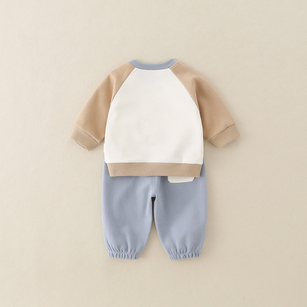 Ensemble de deux pièces en coton de bébé garçon