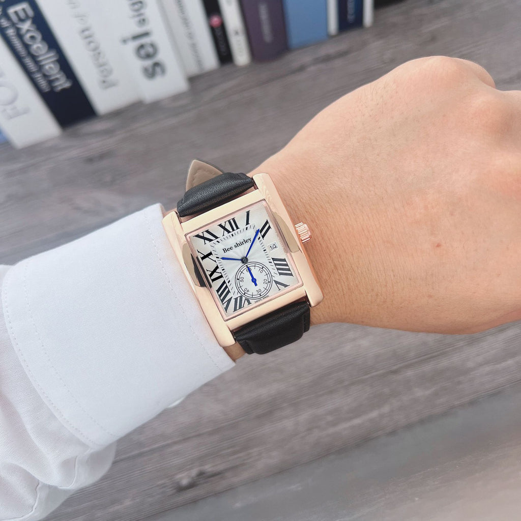 Montres à quartz carré hommes