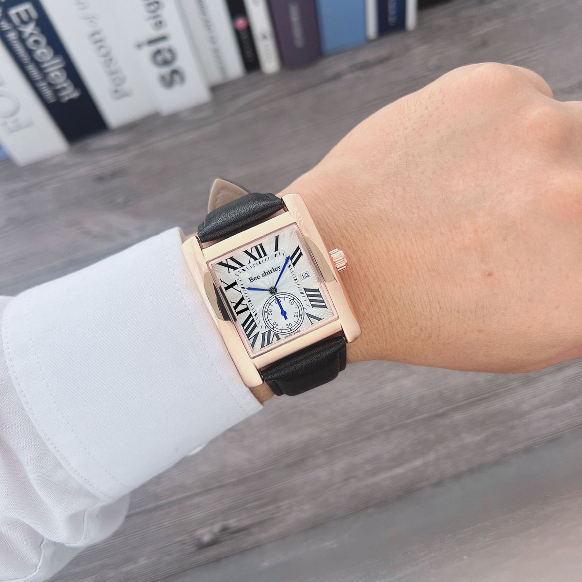 Montres à quartz carré hommes