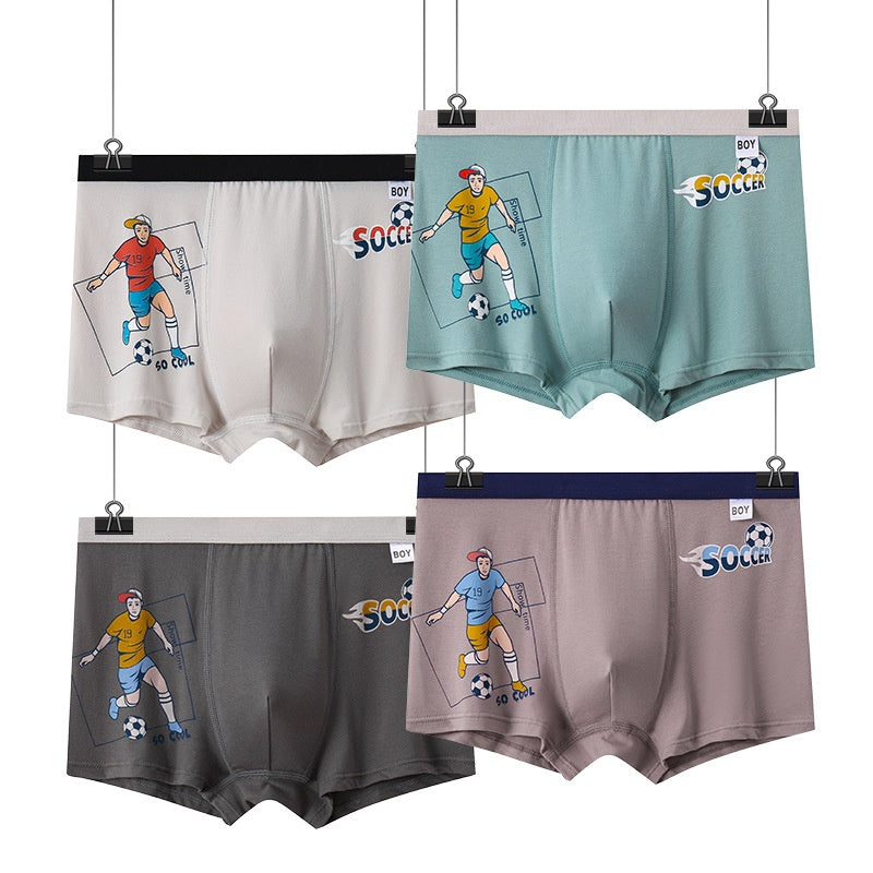Short de culottes de coton pur garçon étudiant