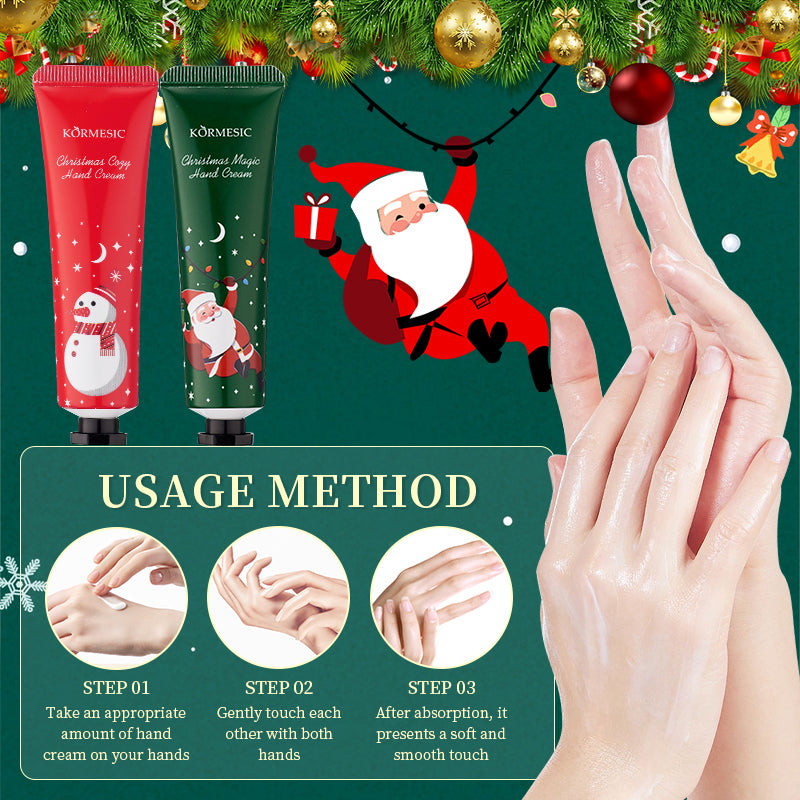 KORMESIC Crème de main magique de Noël pour le commerce extérieur 30g