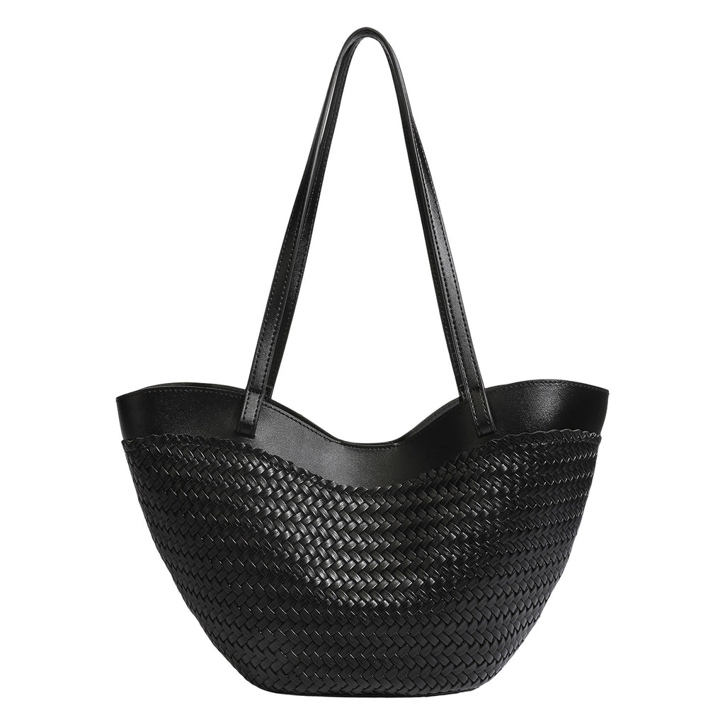 Sac de panier tissé occasionnel