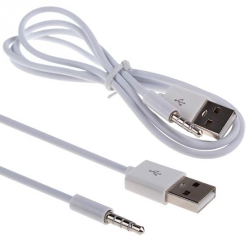 Silver Plating Téléphone de voiture câble audio USB à 3.5MM