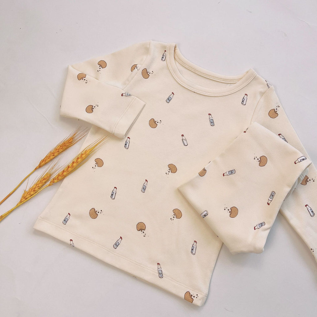 Mode Vêtements à la maison Pyjama Imprimer Costume parent-enfant