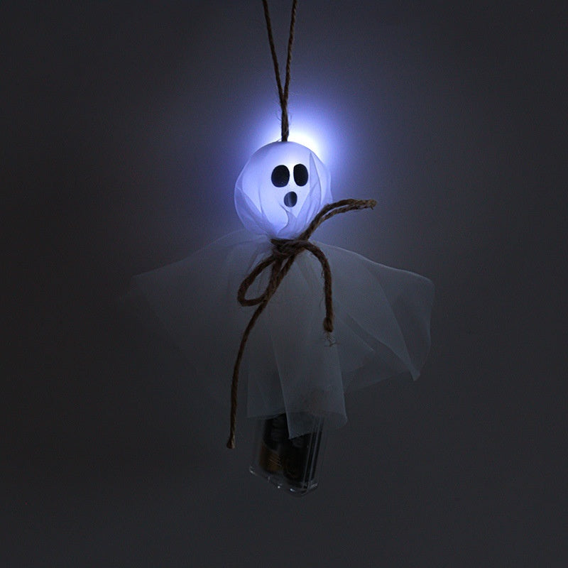 Halloween Ghost Dress Up Lieu Disposition Lumières colorées Chaîne d'éclairage Led