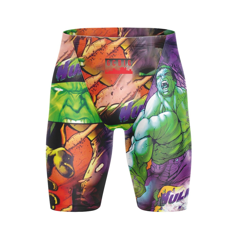 Trunks de natation pour hommes à séchage rapide Tight Team Production Vêtements Courant en plein air