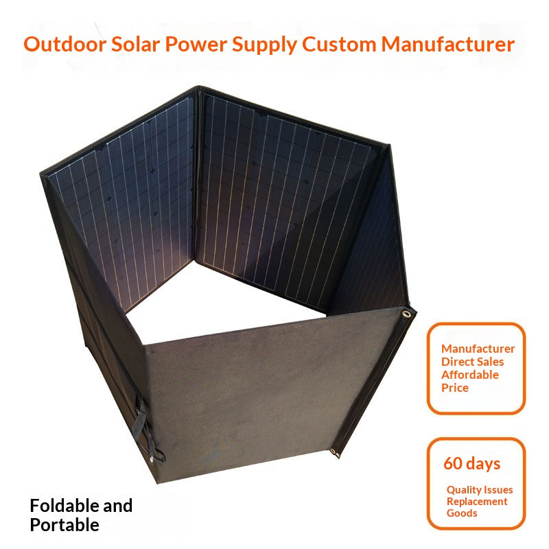 Panneau solaire monocristallin de haute efficacité Charge système photovoltaïque de puissance extérieure