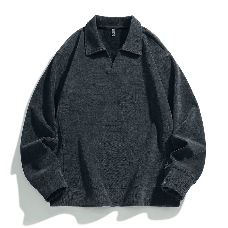 Haut du palonnier occasionnel masculin à manches longues pour l'automne Et l'hiver