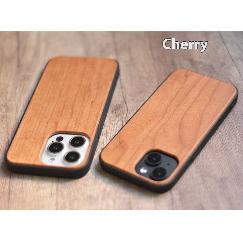 Boîtier de téléphone léger en bois massif