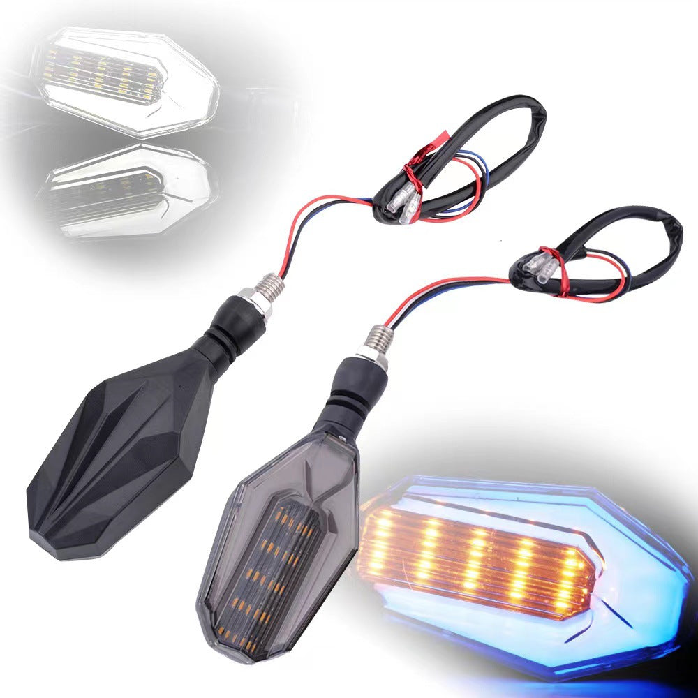 Guide lumineux bicolore modifié moto 30LED Indicateur de direction