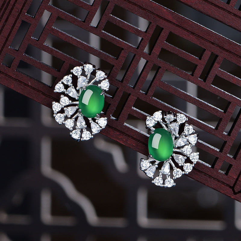 S925 Boucles d'oreilles en acier inoxydable en argent sterling