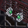 S925 Boucles d'oreilles en acier inoxydable en argent sterling