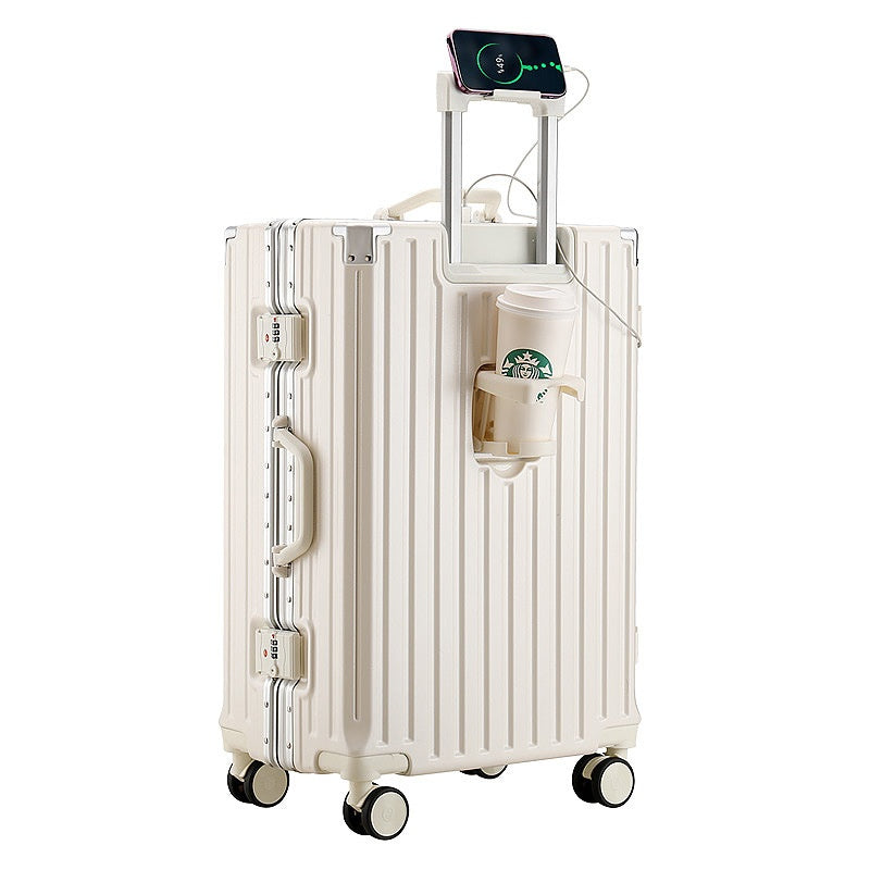 Grande capacité Travel Aluminium Frame Password Bagage