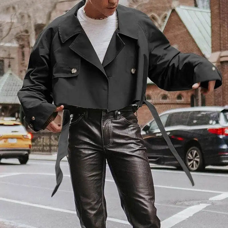 Manteau de trench élégant pour hommes
