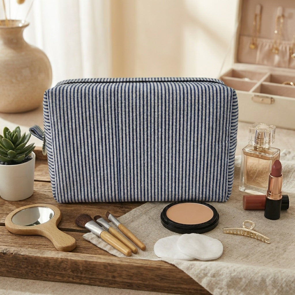 Brodé sac de toilette cadeau de demoiselle d'honneur