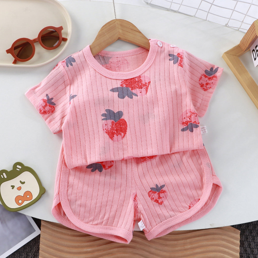 Ensemble T-shirt d'été bébé T-shirt à deux pièces pour enfants