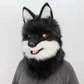 En peluche Fox Headgear Cosplay Prop