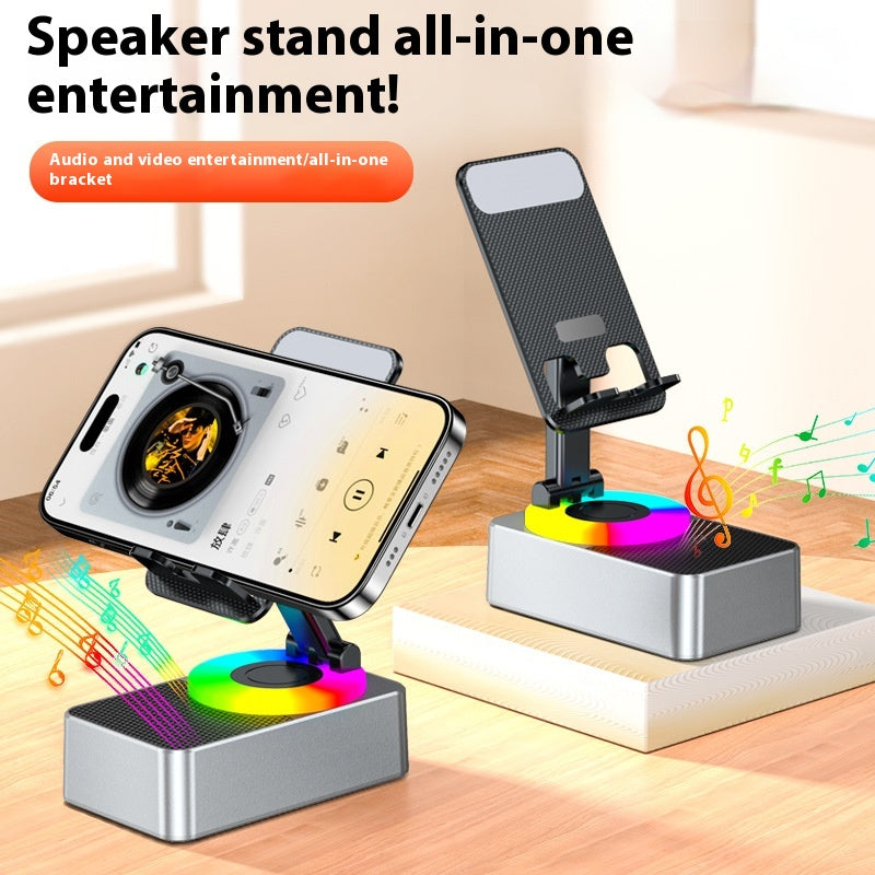 3-in-1 Foldable Multifunctional Audio Power Bank Bluetooth Mobile Phone Bracket