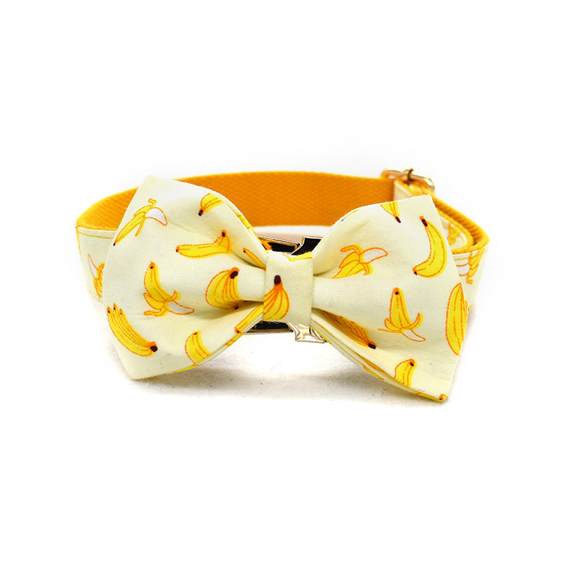 Corde de traction pour chien de banane jaune