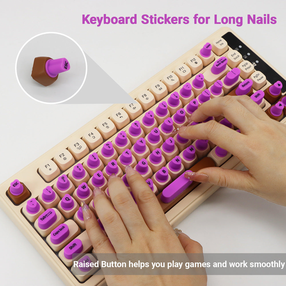 91 Bouton pour bureau Et stickers clavier en silicone informatique