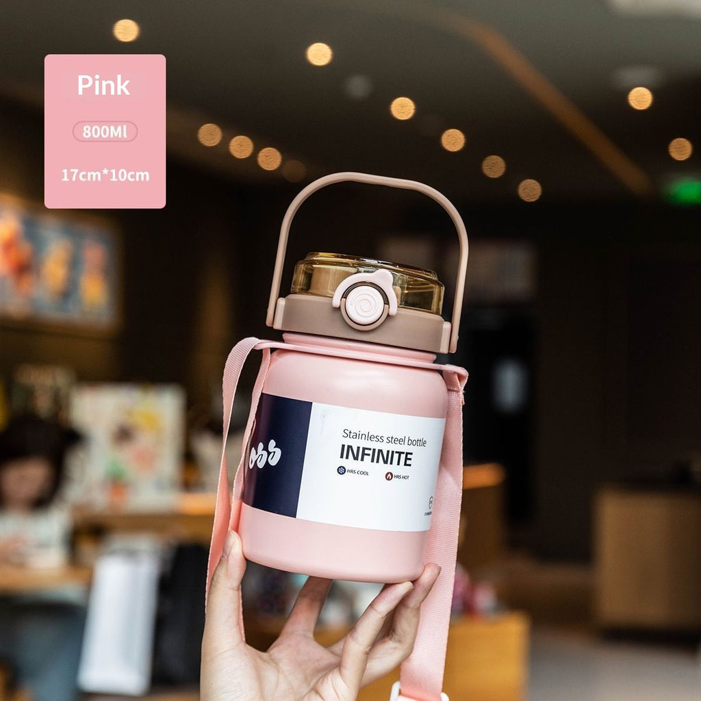 Large capacity thermal water bottle